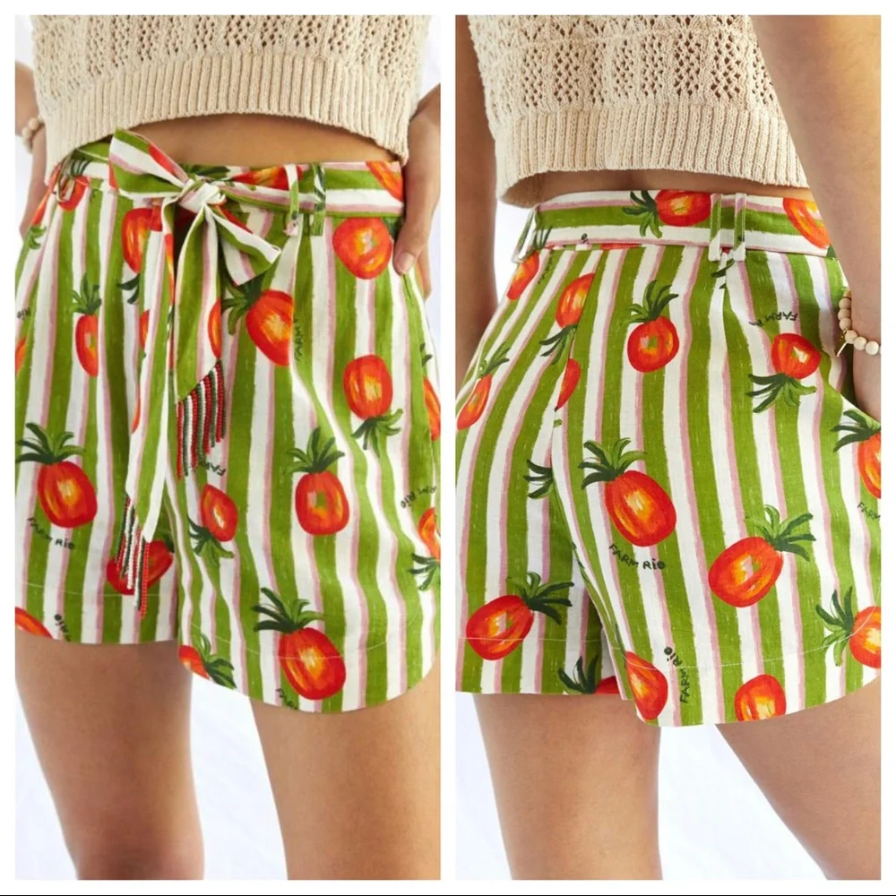 NWT Farm Rio Fresh-Picked Shorts - Picture 2 of 6